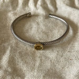 David Yurman Citrine Cable Bracelet